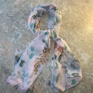 Floral Design Scarf 100% Polyester